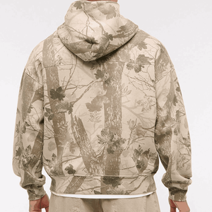 Productos más vendidos 2025 Hombres Árbol real Impreso Camo Caza Jungle Impreso Camping Bosque Senderismo Sudaderas con capucha Sudadera con capucha personalizada - Product Image 3