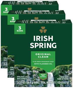 Savon en barre Irish Spring de qualité, prêt à être expédié, pour hommes, éclaircissant et hydratant, à l'huile d'olive, 3,7 oz, lot de 24 - Product Image 4