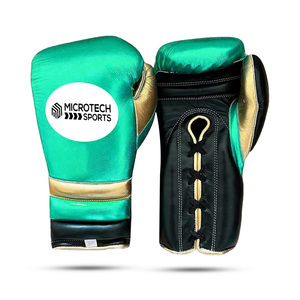 Gants de boxe de sport professionnels Logo personnalisé Gants de boxe en cuir pour l'entraînement Nouveau design - Product Image 2