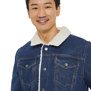 2024 hommes Denim Jean veste vêtements d'extérieur décontractés automne veste Denim boutonné manteau surdimensionné Denim veste pour hommes OEM entretenu - Product Image 5