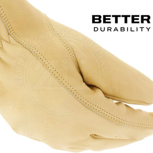 Gants en cuir de mouton d'hiver durables et professionnels de haute qualité Fonctionnalité tactile Style uni Sports Travail Coupe-vent Unisexe - Product Image 5