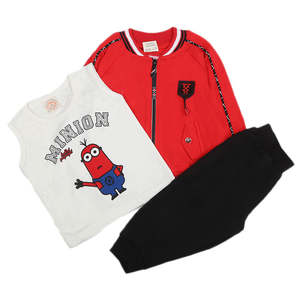 Costume 3 pièces pour garçons - Rouge - Product Image 1