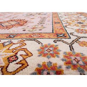 พรมขนสัตว์ถักมือซาวานาสีชมพูและสีม่วงลายเหรียญตรา สำหรับตกแต่งบ้าน ห้องนั่งเล่น หรือทางเดิน ขนาด 9x12 รุ่น EPR-1506 - Product Image 3