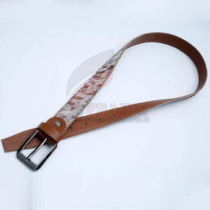 Ceinture en cuir véritable pour homme, classique, décontractée, formelle, sangle de taille, ceinture en cuir de vachette de qualité supérieure, boucle réglable, design élégant - Product Image 3