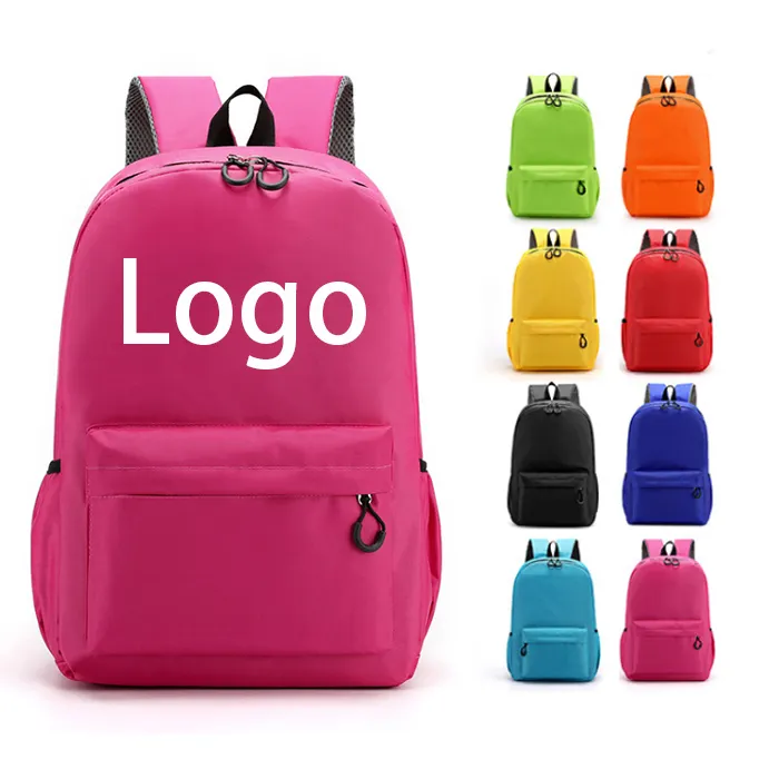 Logotipo personalizado alunos secundários escola saco desenhos animados impressos mochilas para volta à mochila escolar