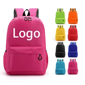 Mochila escolar para estudiantes de secundaria con logotipo personalizado, mochilas impresas con dibujos animados para la vuelta al cole