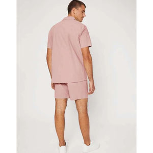 Tenues d'été 2 pièces pour hommes imprimé graphique t-shirt short ensemble lettre patché détail presse pli t-shirt motif solide respirant - Product Image 4