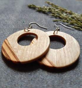 Pendientes de mujer con forma bohemia de alta calidad, cartílago de la oreja, lujo, respetuoso con el medio ambiente, madera, nuevo diseño alto, superventas de SCI - Product Image 4