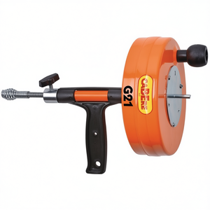 Déboucheur de toilettes manuel/électrique G21, longueur spirale 7,5 m, diamètre spirale 8 mm, dispositif de nettoyage de tuyaux CABERE - Product Image 3