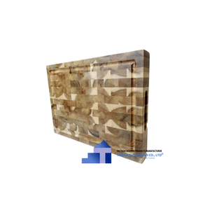 Tabla de cortar de madera de acacia personalizada de grano de extremo natural más vendida para utensilios de cocina al por mayor del fabricante de Vietnam - Product Image 4