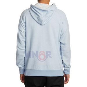 Pull à capuche décontracté pour hommes 100% coton polyester polaire Logo personnalisé brodé Pull sweat-shirt d'hiver - Product Image 4