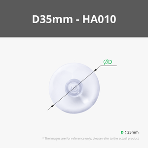 Capuchons d'aspiration circulaires en PVC transparent en forme de champignon avec diamètres de 18 à 50 mm pour l'artisanat - Product Image 6