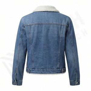 Vestes en jean matelassées en coton tricoté respirant pour femmes grande taille de qualité supérieure, élégantes, tendance, couleur personnalisée - Product Image 2