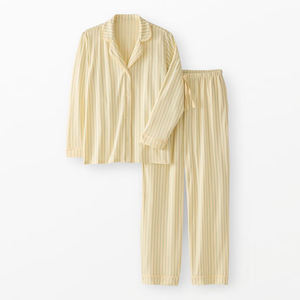 Set <span class=keywords><strong>Pigiama</strong></span> da <span class=keywords><strong>Donna</strong></span> a Maniche Lunghe in <span class=keywords><strong>Cotone</strong></span> di Bambù, <span class=keywords><strong>Pigiama</strong></span> in Jersey Organico, Abbigliamento da Notte e da Casa per Donne, Set con Camicia e Pantaloni con <span class=keywords><strong>Bottoni</strong></span> - Product Image 5