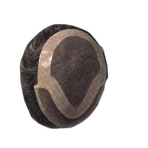 Peluca de Cabello Humano Taz Hair BD, Ondulado, Prótesis Capilar, 100% Cabello Remy Chino, con Frente de Encaje y Base Mono - Product Image 1