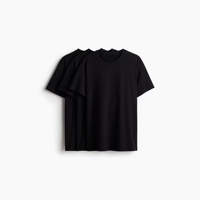 Camiseta de Hombre de Alta Calidad, Teñida con Hilo de Color Sólido, Personalizada, Informal de Verano, de Algodón/Fibra de Bambú, Cuello Redondo, Manga Corta, Transpirable