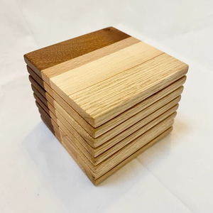Sous-verre en bois sous-verre isolé de taille personnalisée bar à manger outils de sous-verre en bois de conception rustique prix le plus bas - Product Image 3