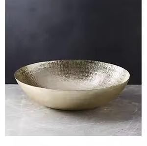 Bol de service en métal au design moderne, série de vaisselle pour la décoration de table intérieure - Product Image 4