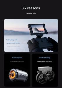 Nuevo Dron G63 con Motor sin Escobillas, Posicionamiento de Flujo Óptico, Fotografía Aérea y Carreras FPV, Tiempo de Vuelo de 21-30 Minutos, Captura de Video 2K QHD - Product Image 3