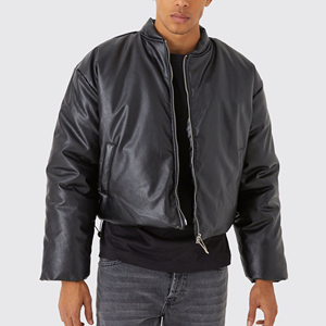 เสื้อแจ็คเก็ตผู้ชายแบบพัฟเฟอร์บุใยสังเคราะห์คุณภาพสูง สไตล์ลำลองสำหรับฤดูหนาว เหมาะสำหรับเล่นกีฬาและกิจกรรมกลางแจ้ง ผลิตจากผ้าฝ้าย - Product Image 1