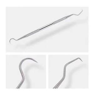 Kit Profesional de Instrumentos Dentales de Acero Inoxidable, 6 Piezas, Personalizado, Compuesto, Certificado CE Clase I, Empuñadura Acolchada de Lujo - Product Image 6