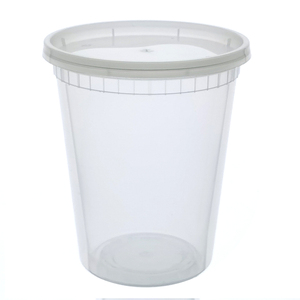Dùng một lần microwavable 32oz 32 ounce kín leakproof nhựa Deli <span class=keywords><strong>container</strong></span> với nắp lõm rõ ràng takeout <span class=keywords><strong>container</strong></span> thực phẩm - Product Image 1