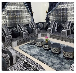 Sofá estilo Majlis árabe, diseño clásico, elegante conjunto para sala de estar, asientos de esquina de lujo, diseño que ahorra espacio - Product Image 1
