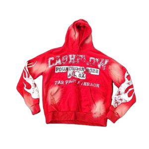 Sudaderas con Capucha Personalizadas de Algodón Grueso Lavado al Ácido para Hombre, Sudaderas con Capucha de Alta Calidad, Estilo Urbano, con Cremallera - Product Image 5