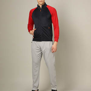 Survêtements de sport à manches longues à la mode pour hommes respirant mode en gros pour l'hiver 2025 motif solide imprimé - Product Image 1