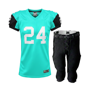 Maillot de football américain pour femmes adultes en gros, uniforme de match, jersey en polyester 205GSM, sublimation, vêtements de sport pour le jour du match - Product Image 6