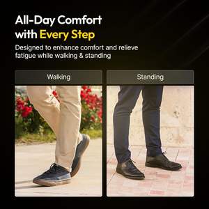 Frido Max Comfort <b>Insole</b> | Gel <b>Insole</b> with Memory Foam | All-Day Comfort <b>Insoles</b> for <b>Men</b> & Women | FR-GMI-S1 - Product Image 3