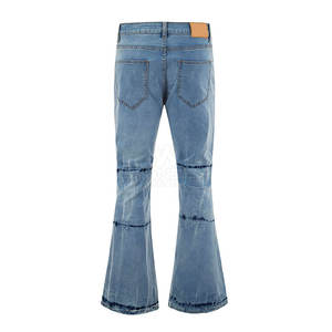 กางเกงผู้ชายผ้าฝ้ายเนื้อเบา ล้างแล้ว ใส่สบาย เป็นมิตรกับสิ่งแวดล้อม เอวกลาง ปักโลโก้ด้านหน้า ทนทาน - Product Image 2