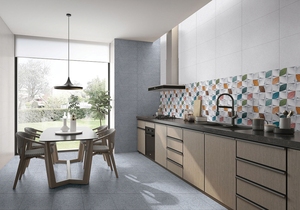 Orientbell Céramique 300X300 SFM Tundra Grey Dk Matte Finish Matte Floor Wall Carrelages - Product Image 2