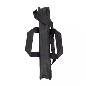 Quality Lightweight Genuine <b>Leather</b> Duffel Travel <b>Bag</b> with Zipper Closure <b>Soft</b> Case Polyester Lining for Masonic Apron Holder - Product Image 3