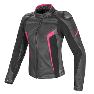 Premium Quality Slim Fit Genuine Soft Leather CE Armoured Racing Motorbike Jacket for Women Winter Black Yellow Custom - Product Image 1