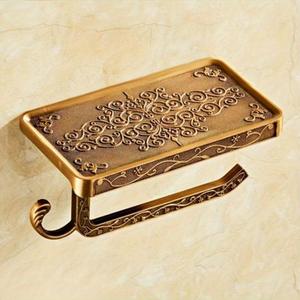 Porte-serviettes en laiton de style vintage fait à la main avec finition dorée parfait pour les espaces de restauration élégants à la maison - Product Image 1