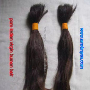 Cheveux naturels en vrac non traités, chevelure naturelle du sud de l'inde - Product Image 6