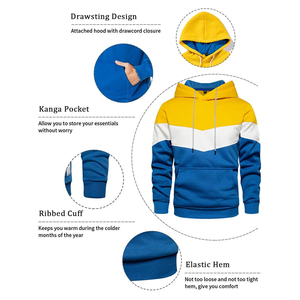 Sudaderas con capucha de algodón 100% de alta calidad para hombre, patrón personalizado y bordado, ropa cálida al por mayor - Product Image 6
