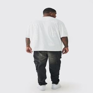 Camiseta de punto 100% algodón con apliques de Cachemira de gran tamaño para hombre, diseños únicos, calidad superior, ajuste perfecto para cualquier - Product Image 2