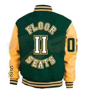 แจ็กเก็ตเบสบอลทีมันหนาวแขนยาววินเทจ, เสื้อกันหนาวลำลองทรงพอดีตัวเสื้อบอมเบอร์เสื้อโค้ทกันน้ำสำหรับฤดูหนาว - Product Image 4