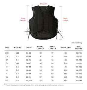 Chaleco de Seguridad para Montar a Caballo de Primera Clase, Protector Corporal Ecuestre Anti-Impactos, Tejido de Poliéster Transpirable, Chaleco de Equitación para Adultos - Product Image 6
