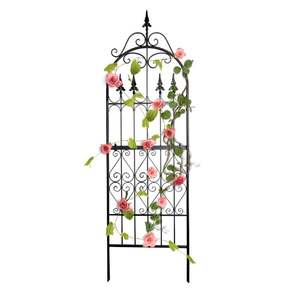 Treillis de jardin en métal pour les fleurs grimpantes, support décoratif pour pelouse de jardin extérieur, métal vertical durable, aménagement paysager - Product Image 5