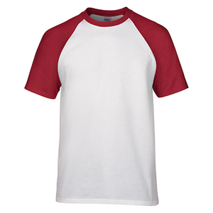Camiseta personalizada de dos tonos con Logo para hombre, camiseta de béisbol de algodón, camiseta de manga corta con cuello redondo, camisetas informales de algodón 100% para hombre, camisetas raglán - Product Image 6