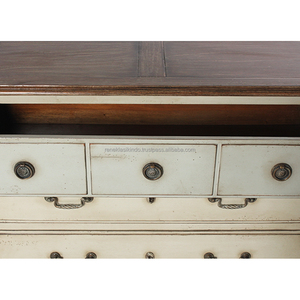 7207 Series <b>Dressing</b> <b>Table</b> Made Of Mahogany Wood Elegant Design With Glass Mirror And 5 Drawers Sold At Wholesale Price - Product Image 4