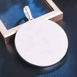 Collar de Hip Hop para Hombre con Letra Personalizada, Plata de Ley 925, Diamantes Moissanite VVS, Número, Nombre, Inicial, Logotipo - Product Image 4