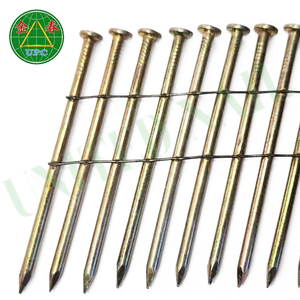 Bobina de alambre de acero de vástago liso de 3,3mm x 64mm, clavos de cabeza a cuadros, tipo de vástago de tornillo para fabricación de paletas, fábricas directas de Vietnam - Product Image 2