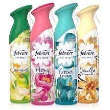 Febreze Gain Ambientador Spray Variety Set - 5 Aromas surtidos-Desodorante para el hogar y el baño-10,1 oz cada uno - Product Image 5