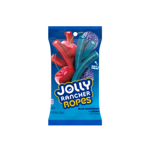 ลูกอมรูปเชือกจอลลี่แรนเชอร์ รสบลูราสเบอร์รี่และเชอร์รี่ 12x170 กรัม ถุงละ 170 กรัม ลูกอมผลไม้รวมรสแบบนิ่ม ขายส่ง - Product Image 3