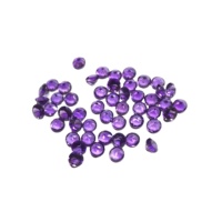 Vente en gros de rubis améthyste africain naturel de haute qualité 3 mm, taille poire, facetté, qualité AAA, violet, certifié IGI, couleur traitée thermiquement
