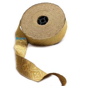 Venta al por mayor de calidad superior hecha a mano Mylar trenza uniforme oro lingotes alambre adornos para zapatos uniforme trenzas - Product Image 5